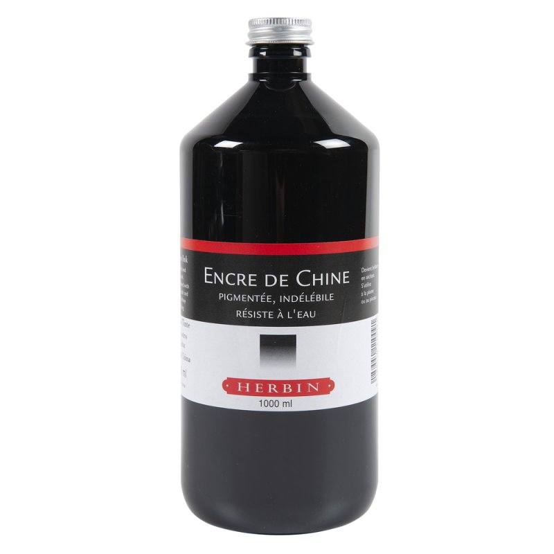 Herbin Encre de Chine noire - 1 l