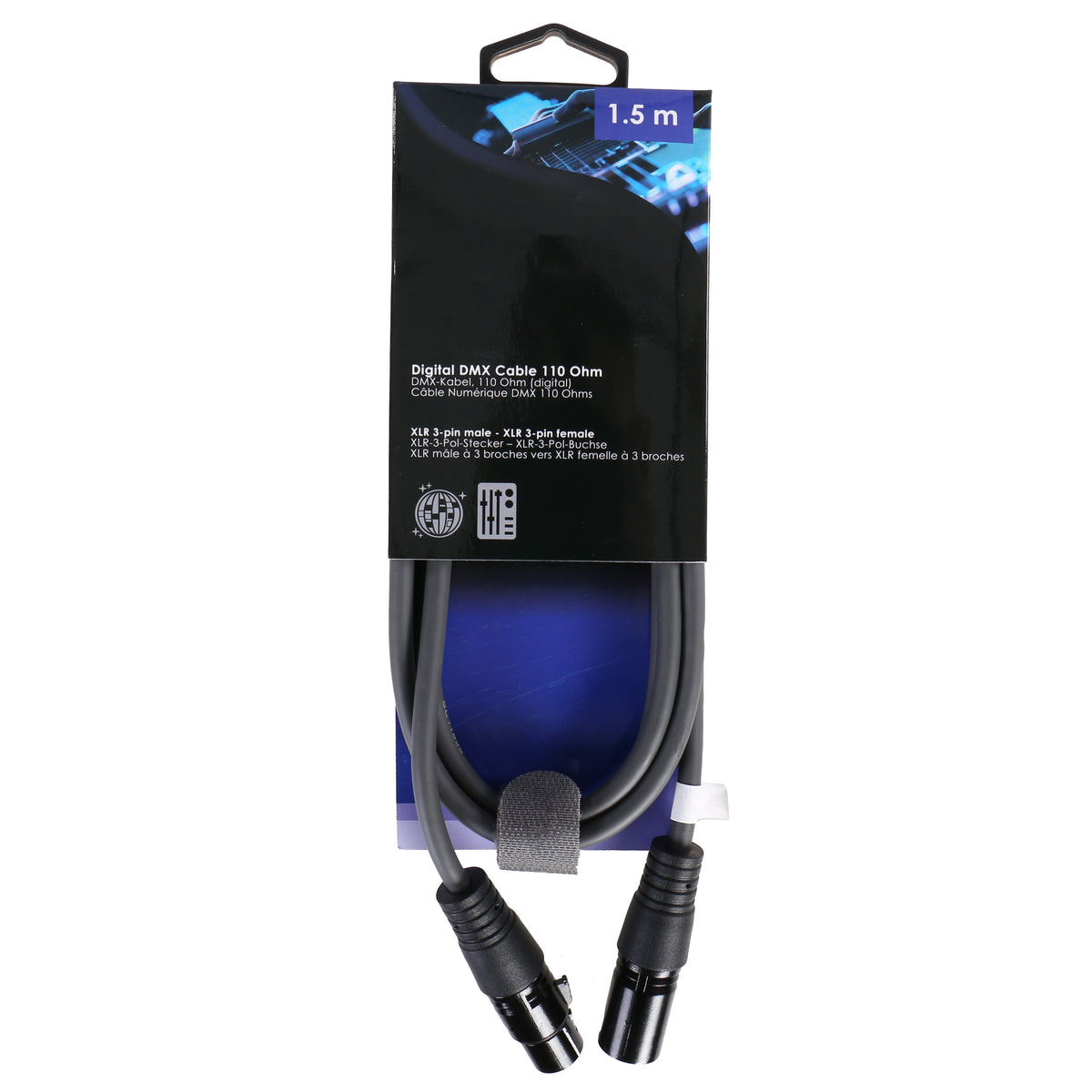 XLR Câble 3 Broches XLR Mâle à Femelle 1,5m — 4