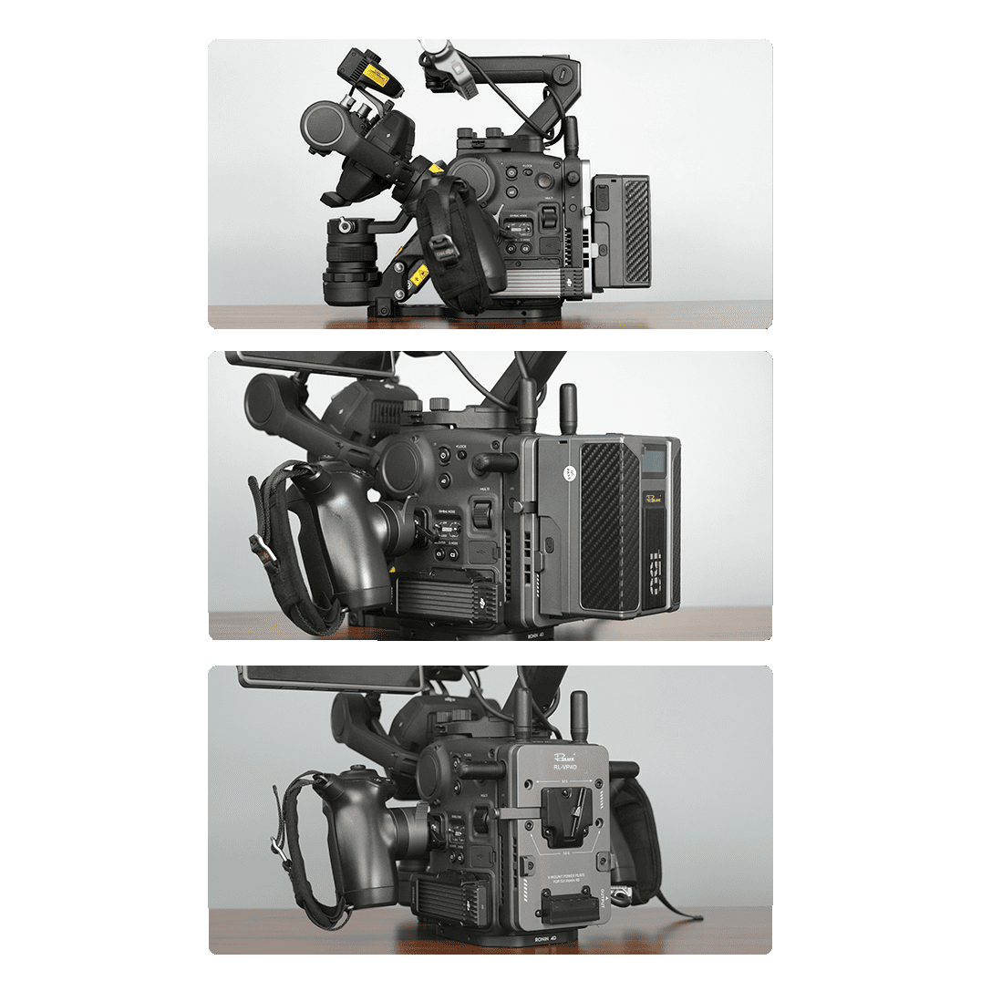 Rolux Plaque de Batterie V-Mount RL-VP4D pour DJI Ronin 4D — 8