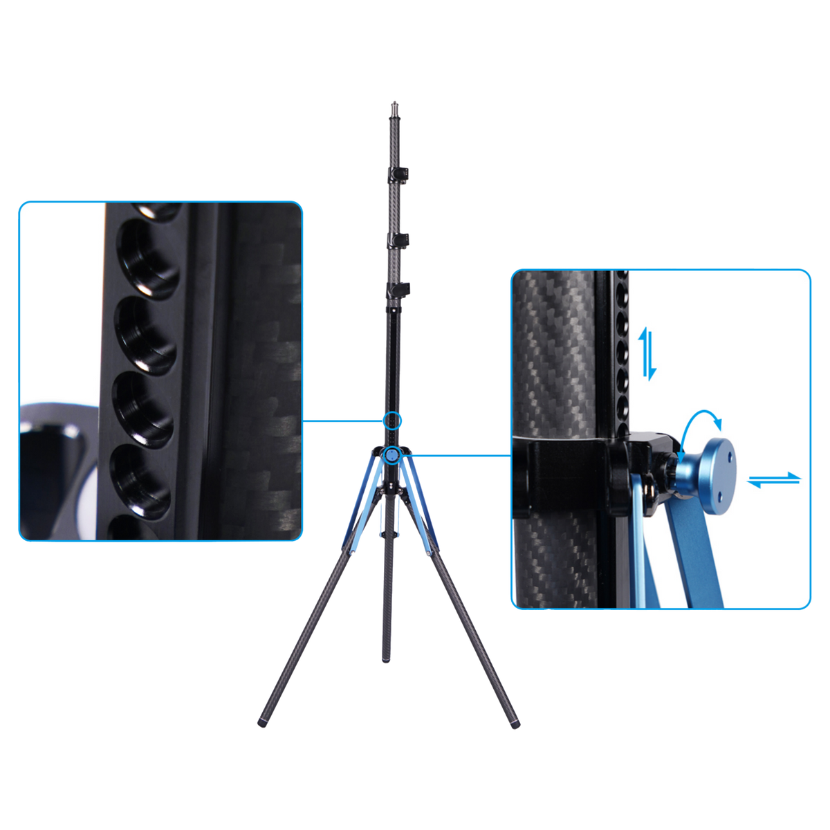 Sirui Trépied en Carbone DK18 Suspension Pneumatique 1,8m — 8