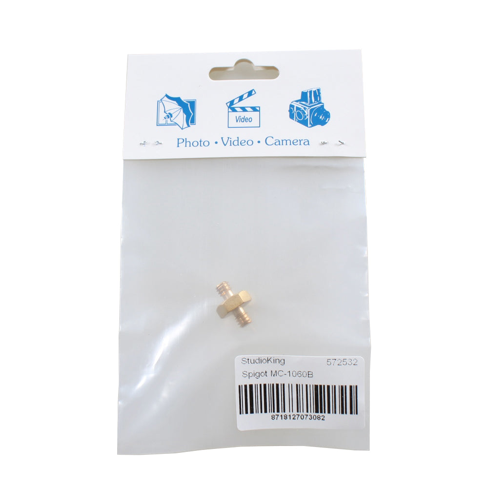 StudioKing Spigot Adaptateur MC-1060B 1/4" Mâle 1/4" Mâle — 3