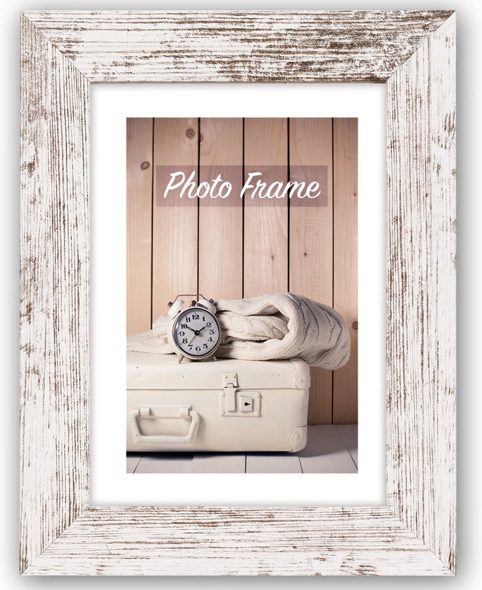 Zep Cadre Photo V21256 Nelson 6 White Wash 20x25/25x30 cm — 6