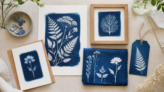 10 idées de cyanotypes pour le papier, les textiles et la décoration intérieure