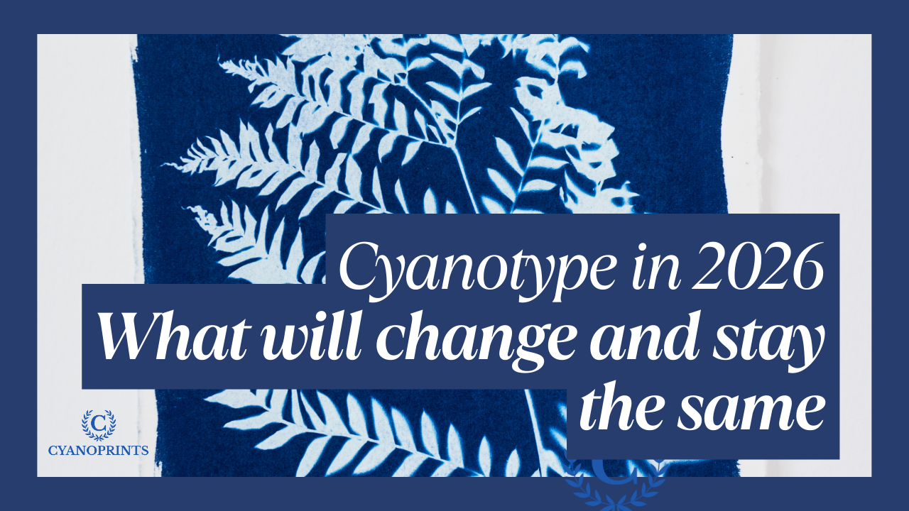 Cyanotype in 2026 — wat is relevant, wat verandert en wat blijft hetzelfde?