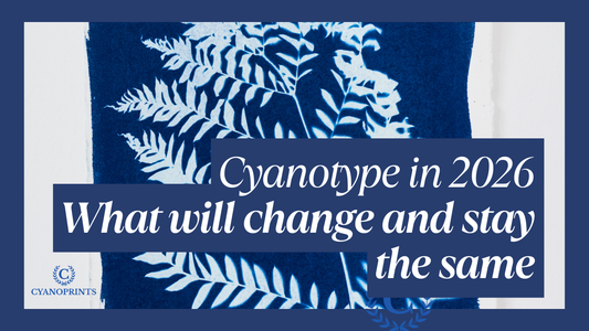 Le Cyanotype en 2026 – Tendances, Sécurité & Retour sur 2025 | Cyanoprints.fr