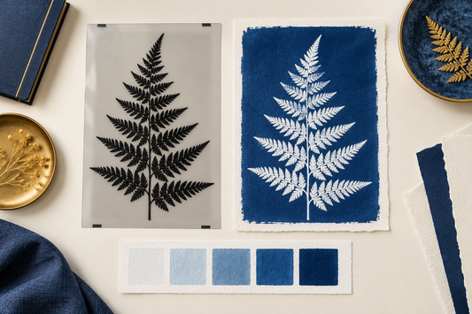Créer un négatif numérique pour cyanotype : contraste, film et réglages d’impression
