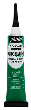 Pebeo Porcelaine 150 Outliner 20 ml - 05 - Bronze
