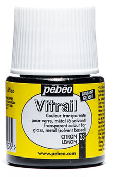 Pebeo Vitrail Transparent Peinture sur verre 45 ml - 23 - Citroen