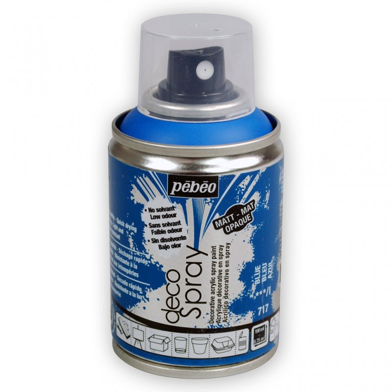 Pebeo Decospray Acryl Decoratieverf 100 ml - Bleu Caraïbes