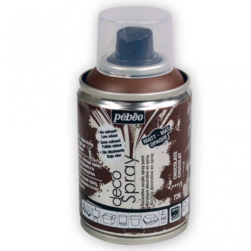 Pebeo Decospray Acryl Decoratieverf 100 ml - Chocolade