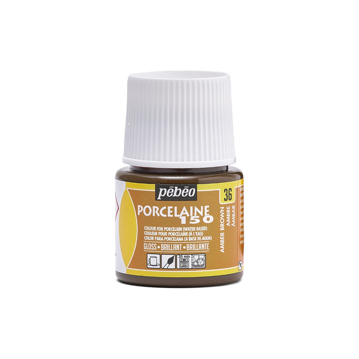 Pebeo Porcelaine 150 Peinture porcelaine 45 ml - 36 - Amber