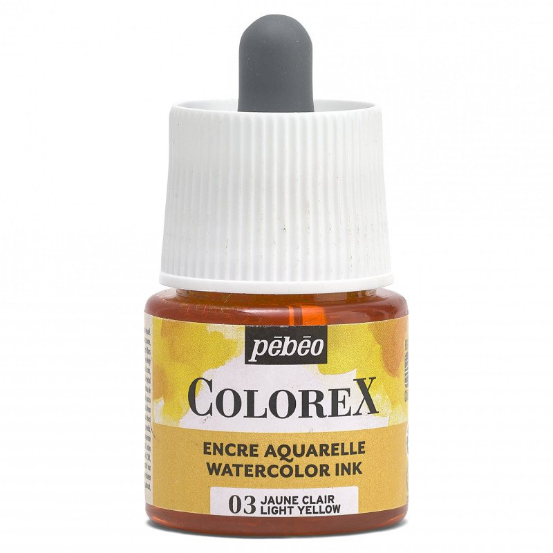 Pebeo Colorex Encre aquarelle 45 ml - 03 - Jaune clair