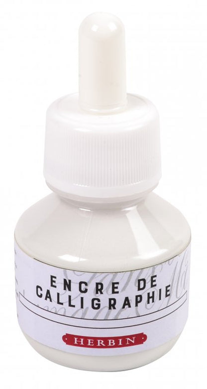 Herbin Calligraphic Ink 50 ml - Blanc