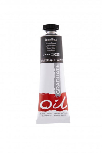 Daler-Rowney Graduate Peinture à l'huile 38 ml - Noir de fumée