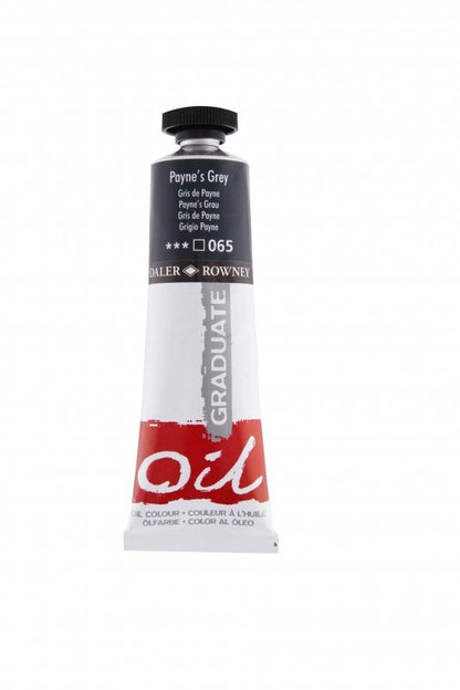 Daler-Rowney Graduate Peinture à l'huile 38 ml - Gris de Payne