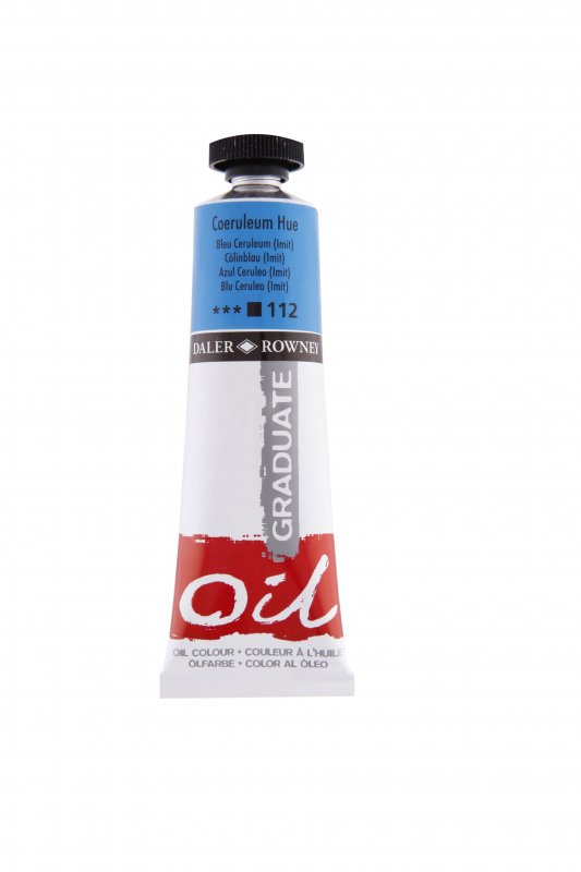 Daler-Rowney Graduate Peinture à l'huile 38 ml - Bleu céruléum