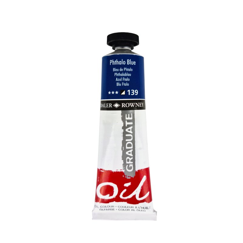 Daler-Rowney Graduate Peinture à l'huile 38 ml - Bleu phtalo