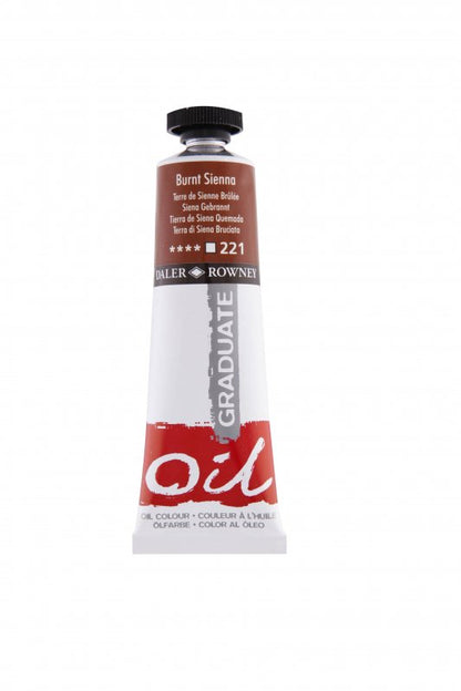 Daler-Rowney Graduate Peinture à l'huile 38 ml - Terre de Sienne brûlée
