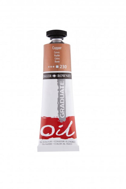 Daler-Rowney Graduate Peinture à l'huile 38 ml - Cuivre