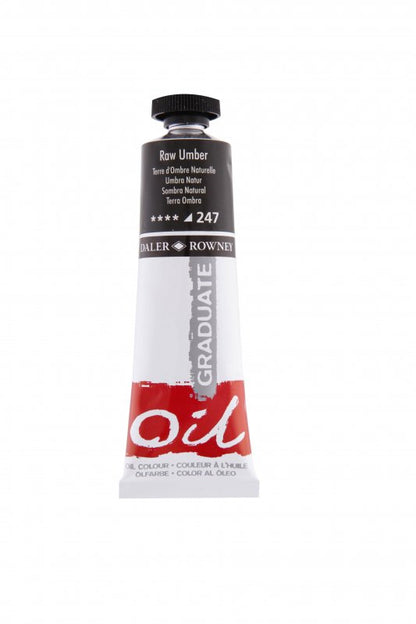 Daler-Rowney Graduate Peinture à l'huile 38 ml - Terre d'ombre naturelle