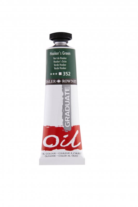 Daler-Rowney Graduate Peinture à l'huile 38 ml - Vert de Hooker
