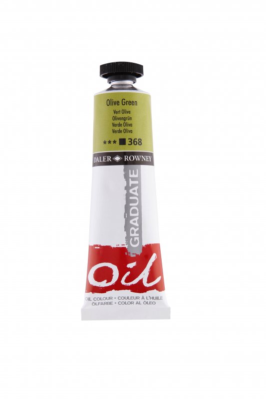 Daler-Rowney Graduate Peinture à l'huile 38 ml - Olijfgroen