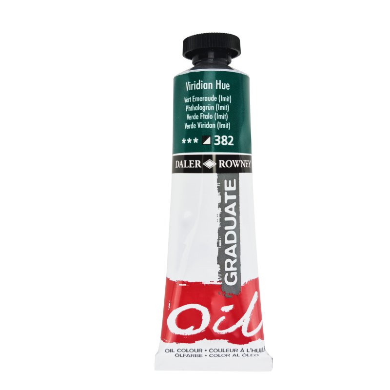 Daler-Rowney Graduate Peinture à l'huile 38 ml - Vert phtalo (Imit)