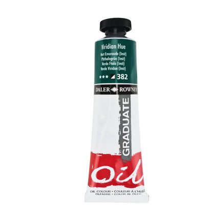Daler-Rowney Graduate Peinture à l'huile 38 ml - Vert phtalo (Imit)