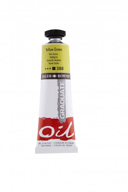 Daler-Rowney Graduate Peinture à l'huile 38 ml - Vert jaune