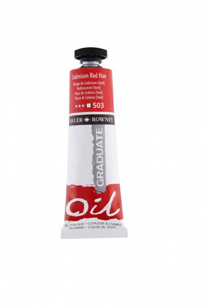 Daler-Rowney Graduate Peinture à l'huile 38 ml - Rouge de cadmium (Imit)