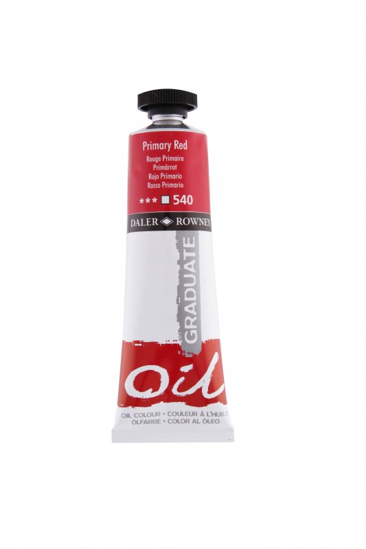 Daler-Rowney Graduate Peinture à l'huile 38 ml - Rouge primaire