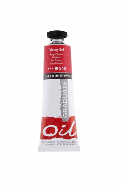 Daler-Rowney Graduate Peinture à l'huile 38 ml - Rouge primaire