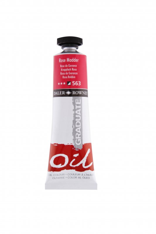 Daler-Rowney Graduate Peinture à l'huile 38 ml - Madder Roze