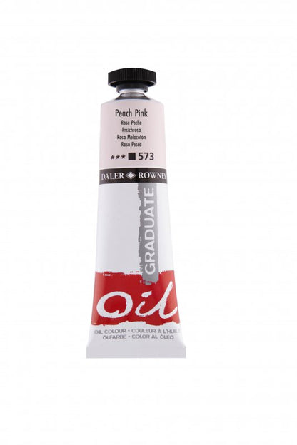 Daler-Rowney Graduate Peinture à l'huile 38 ml - 573 - Portret Roze
