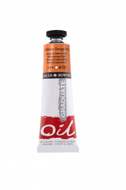 Daler-Rowney Graduate Peinture à l'huile 38 ml - Cadmium Orange (Imit)
