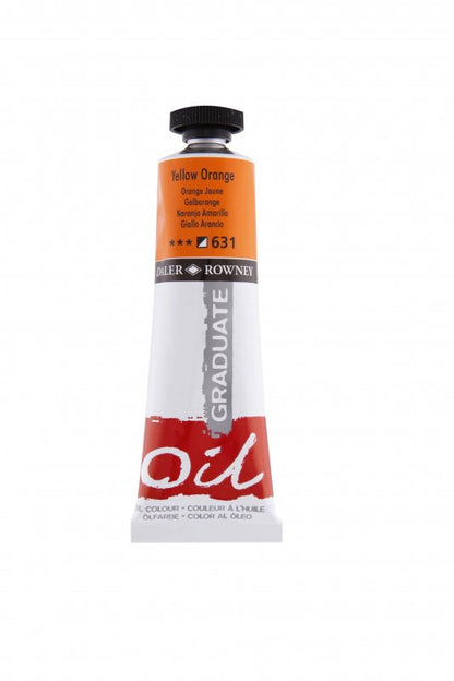 Daler-Rowney Graduate Peinture à l'huile 38 ml - Jaune Orange