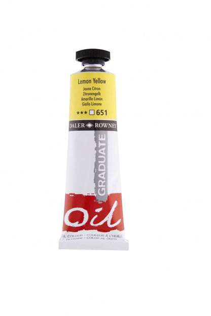 Daler-Rowney Graduate Peinture à l'huile 38 ml - Citroengeel