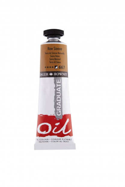 Daler-Rowney Graduate Peinture à l'huile 38 ml - Terre de Sienne naturelle