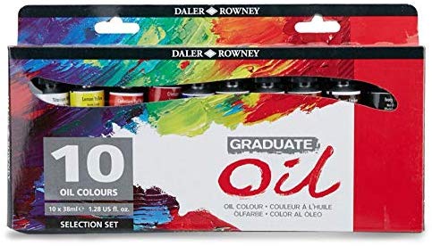Daler-Rowney Graduate Oil Colour Sets - 10 x 38 ml