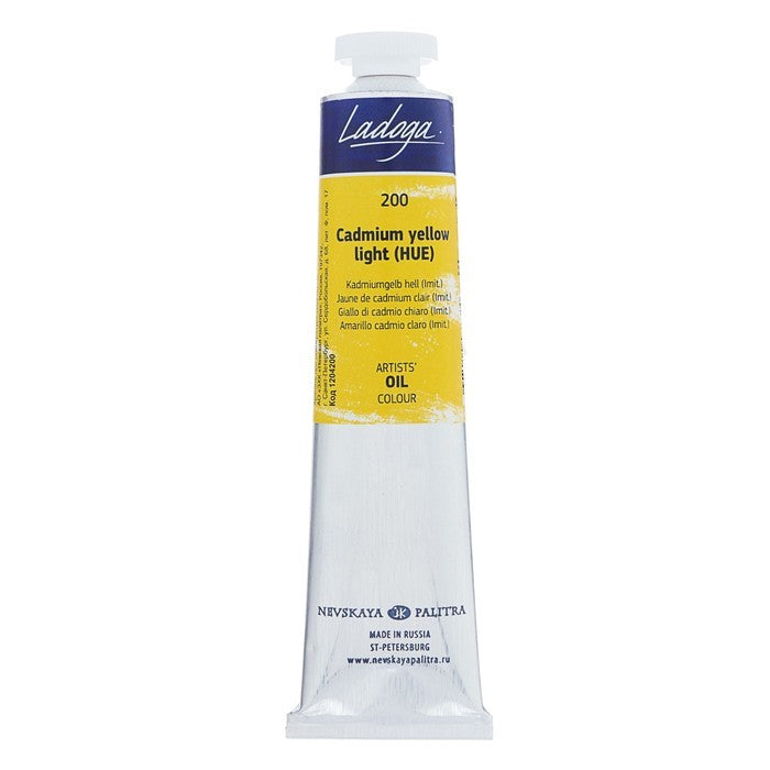 Ladoga Oil Paint 46 ml - Jaune de cadmium clair (imitation)