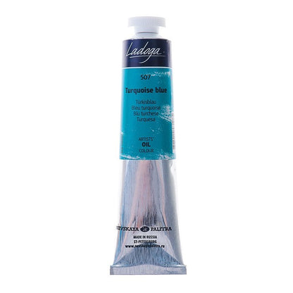 Ladoga Oil Paint 46 ml - Turquoise Blue