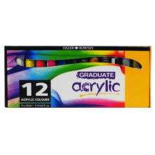 Daler-Rowney Graduate Acrylic Sets - 12 x 22 ml