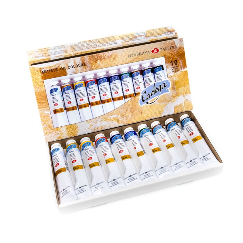 Ladoga Oil Paint Sets - 10 x 46 ml