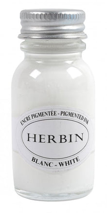 Herbin Pigmented Ink 15 ml - Blanc