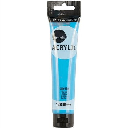 Daler-Rowney Simply Acrylic 75 ml - Bleu clair