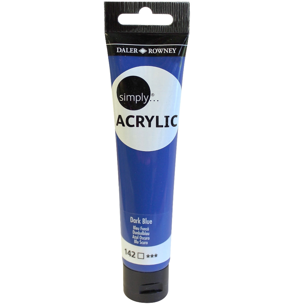 Daler-Rowney Simply Acrylic 75 ml - Bleu foncé