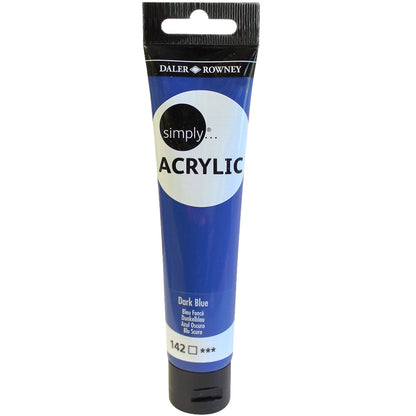 Daler-Rowney Simply Acrylic 75 ml - Bleu foncé