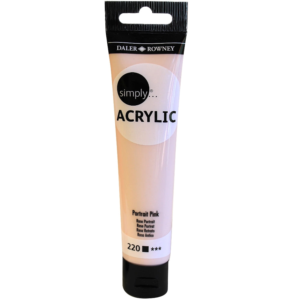 Daler-Rowney Simply Acrylic 75 ml - Portrait Pink