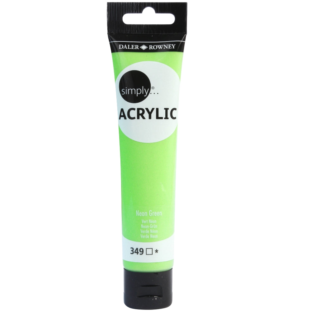 Daler-Rowney Simply Acrylic 75 ml - Neon Green