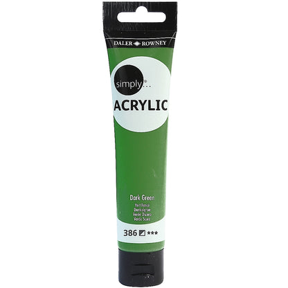 Daler-Rowney Simply Acrylic 75 ml - Vert foncé